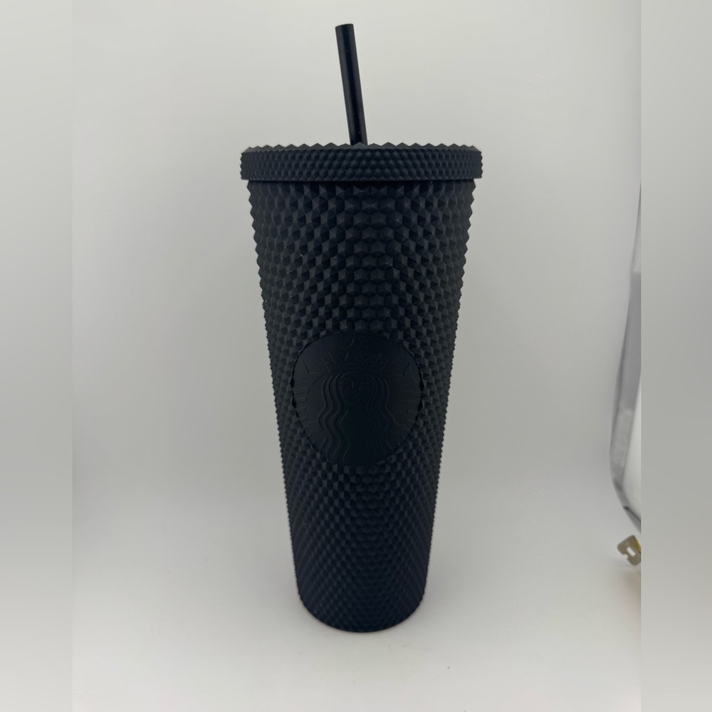 Starbucks Matte Black Studded Tumbler Preowned